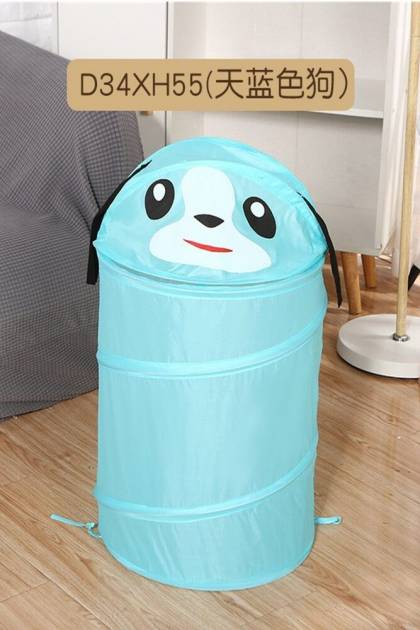 Корзина для игрушек Собачка голубая