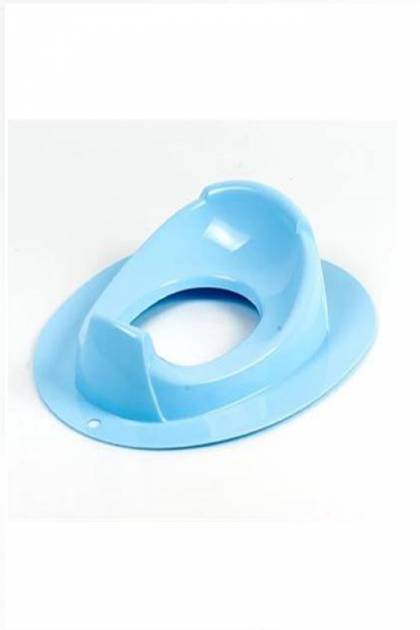 Накладка на унитаз голубая с низкой спинкой