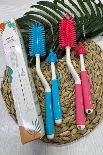 Набор ёршиков силикон (Цвет: Розовый)