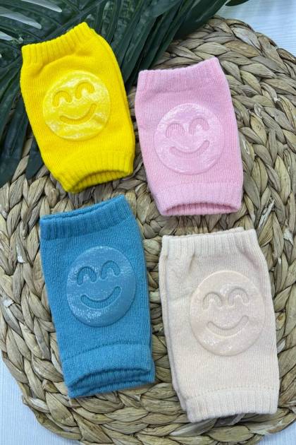 Наколенники с тормозами Смайлик (Цвет: Серо-голубой)