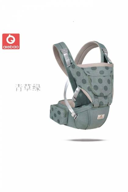 Кенгуру-хипсит в горошек пыльно-зелёный