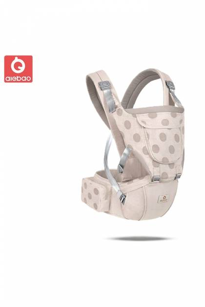 Кенгуру хипсит в горошек бежевый