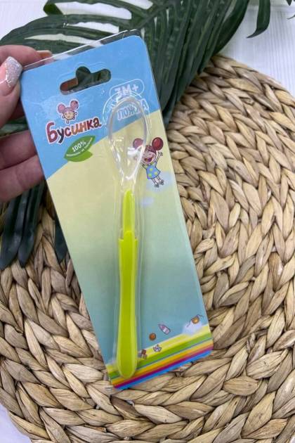 Ложка Силикон Бусинка 3мес+ (Цвет: Жёлтый)