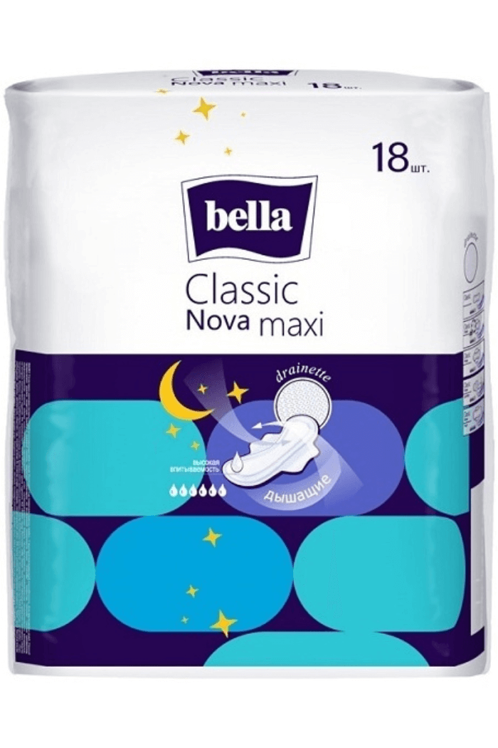 Прокладки гигиенические Bella Maxi ночные 18 штук