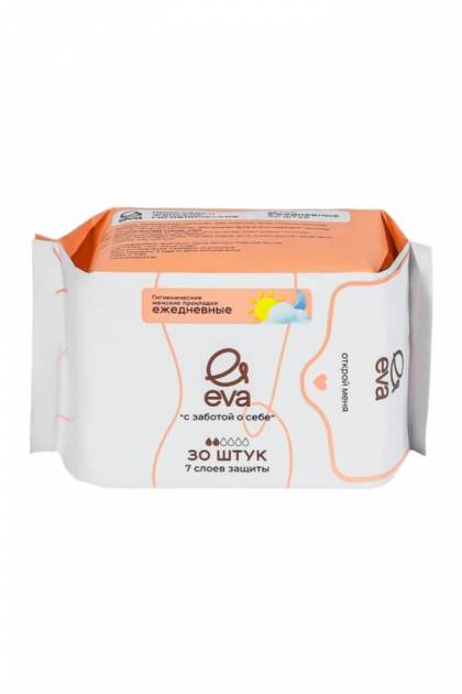 Прокладки ежедневные Eva 30 шт