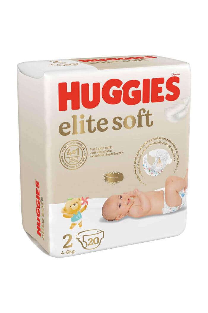 Подгузники Huggies Elite Soft 2 20 шт