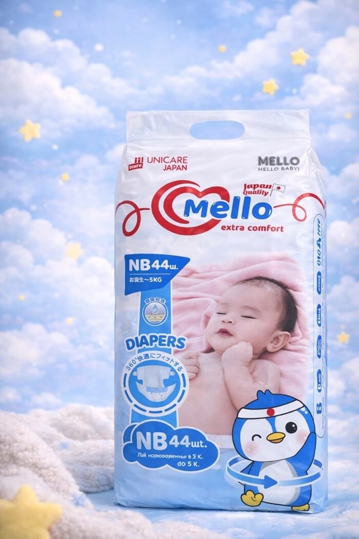 Подгузники Mello NB-44 шт