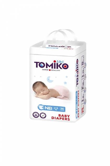 Подгузники TOMIKO NB-36 шт
