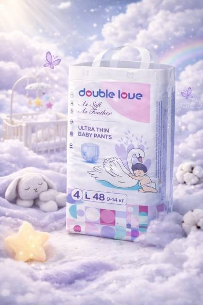 Подгузники-Трусики Double Love L-48 шт