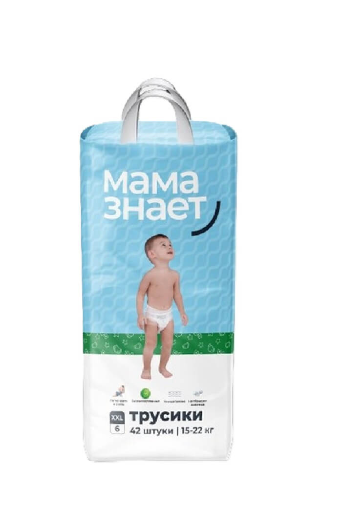 Подгузники-Трусики Мама знает XXL-42 шт