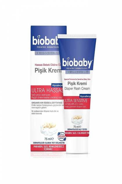 Крем детский под подгузник biobaby 75мл
