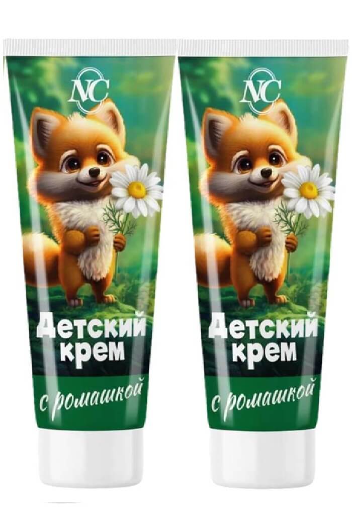 Крем детский с ромашкой Невская косметика