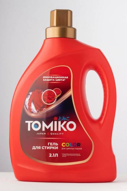 Гель для стирки Томико для цветных вещей 2.1л
