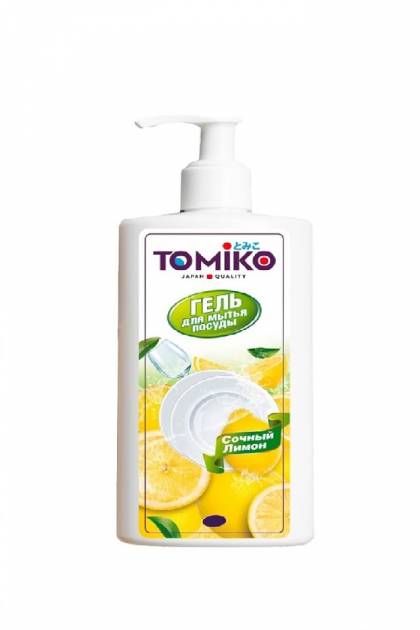 Гель для мытья посуды Томико Сочный лимон 1л