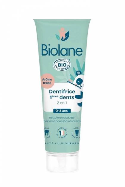 Зубная паста для первых зубов Biolane от 0-3 лет 50мл
