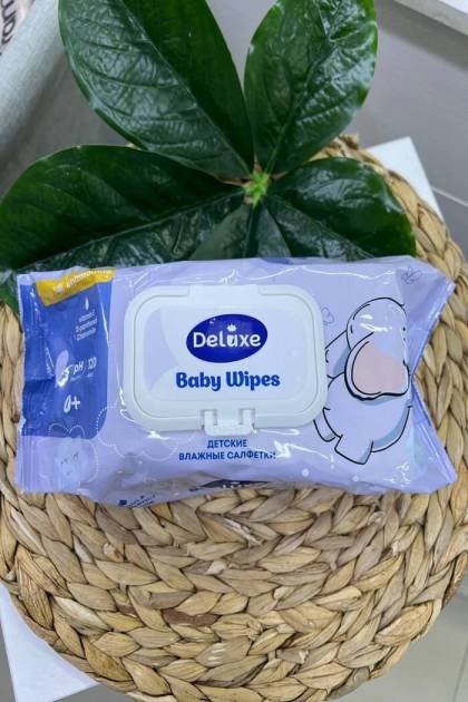 Влажные салфетки DELUXE 120 шт