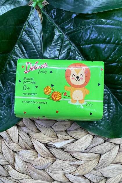 Мыло детское календула DELUXE 100гр