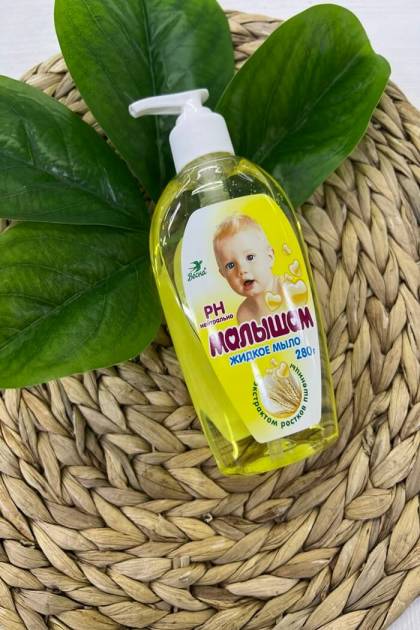 Жидкое мыло Малышам Пшеница 280мл