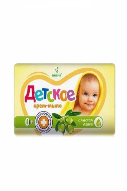 Мыло Детское с маслом Оливы Весна 90гр