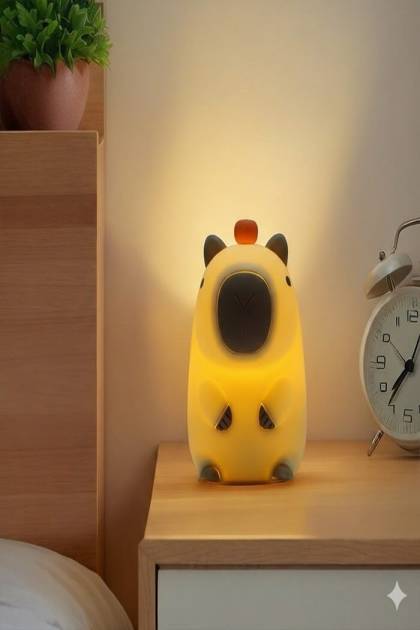 Светильник Силикон Капибара (Меняет цвета)