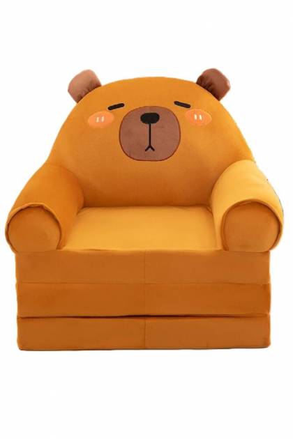 Кресло раскладное трехуровневое оранжевый Медвежёнок