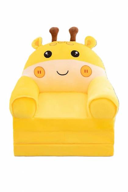 Кресло раскладное трехуровневое желтый Жирафик