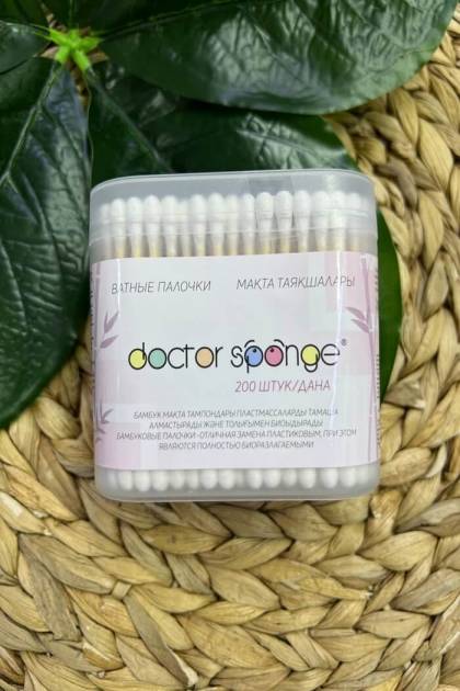 Ватные ушные палочки doctor sponqe 200шт