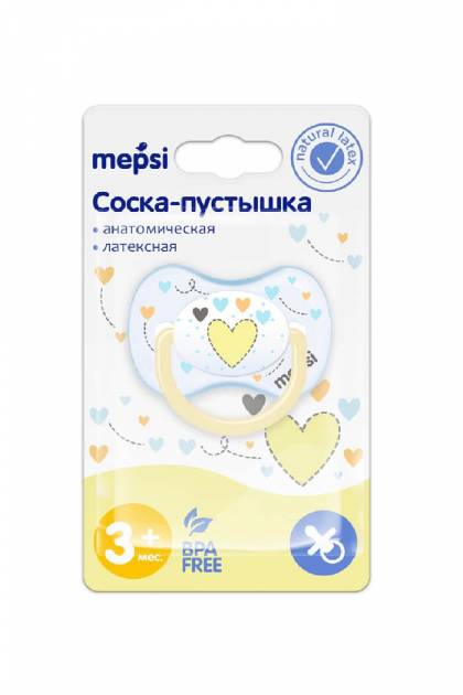 Соска Латекс Mepsi 3+мес