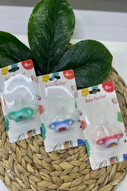 Соска силикон 0+ (Цвет: Розовый)