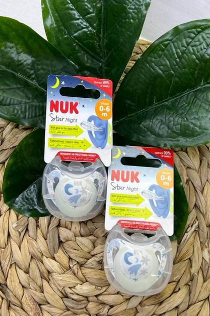 Соска Силикон NUK 0-6мес  (Цвет: Серый)