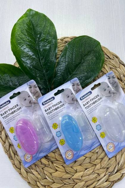 Прорезыватель на пальчик+футляр (Цвет: Розовый)