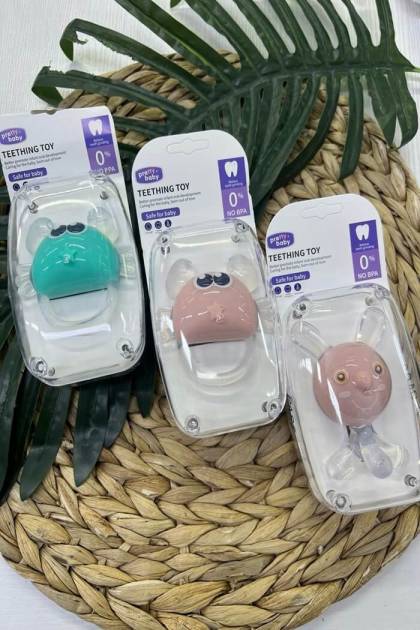 Прорезыватель силикон Pretty baby 0+ (Цвет: Розовый Краб)