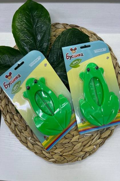 Градусник для воды Бусинка «Лягушка» (Цвет: Зеленый)