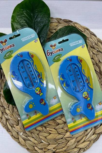 Градусник для воды Бусинка «Рыбка» (Цвет: Синий)