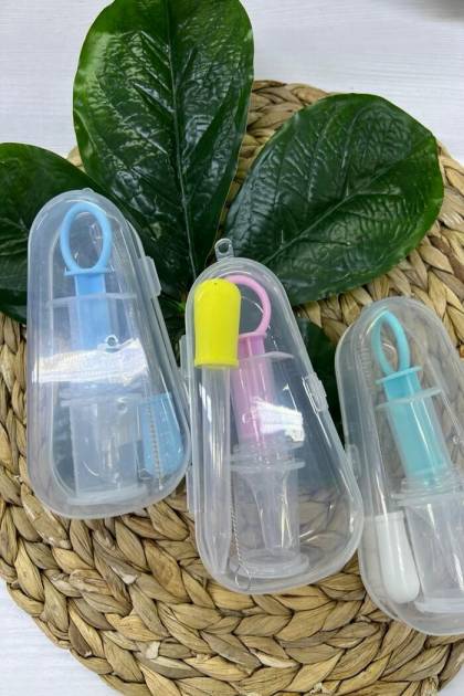 Шприц дозатор в наборе (Цвет: Розовый)