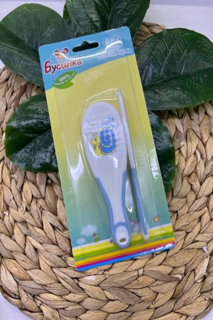 Расческа набор Бусинка 0+ (Цвет: Голубой)