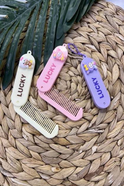 Расчески маленькие складные Lucky (Цвет: Сиреневый)