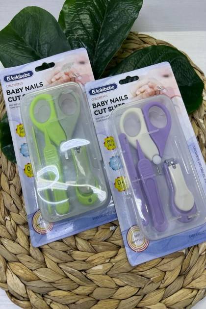 Набор для маникюра Kokibebe 0+ (Цвет: Фиолетовый)