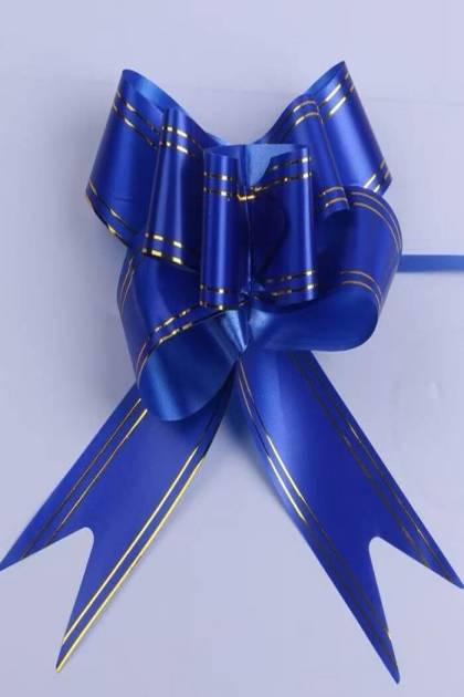 Бант средний Синий