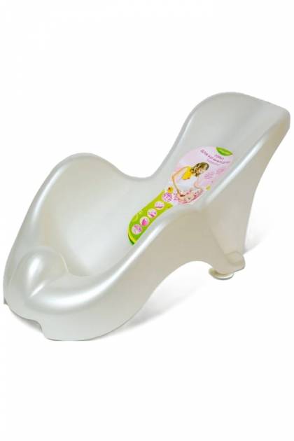 Горка для купания белая