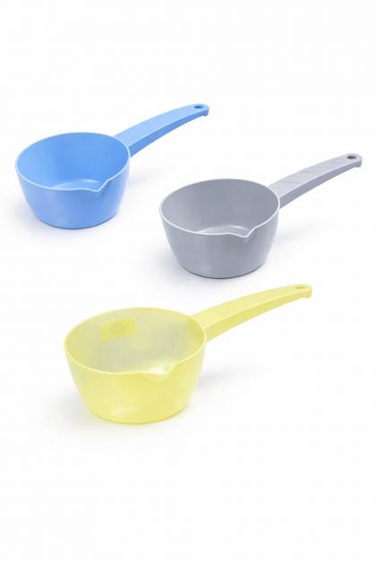 Ковш пластиковый 3 цвета (Цвет: Пепельно-серый)