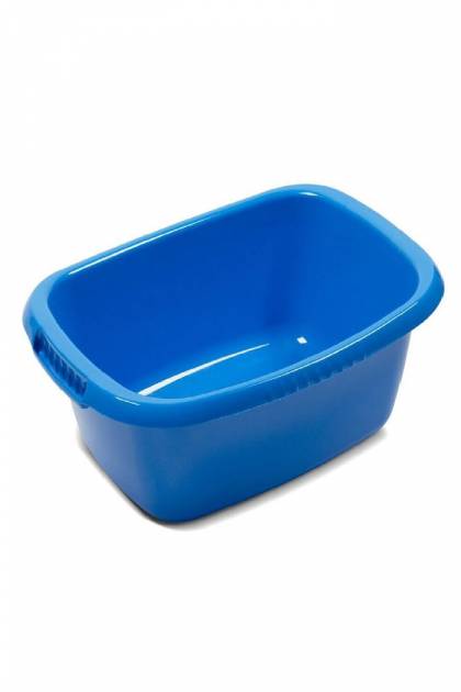 Таз пластиковый овальный синий