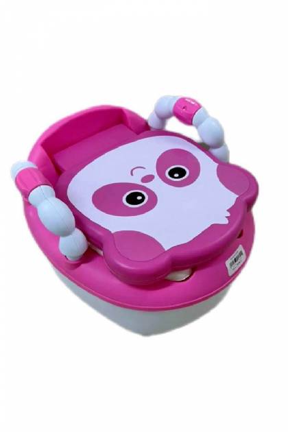 Горшок детский Медвежонок розовый