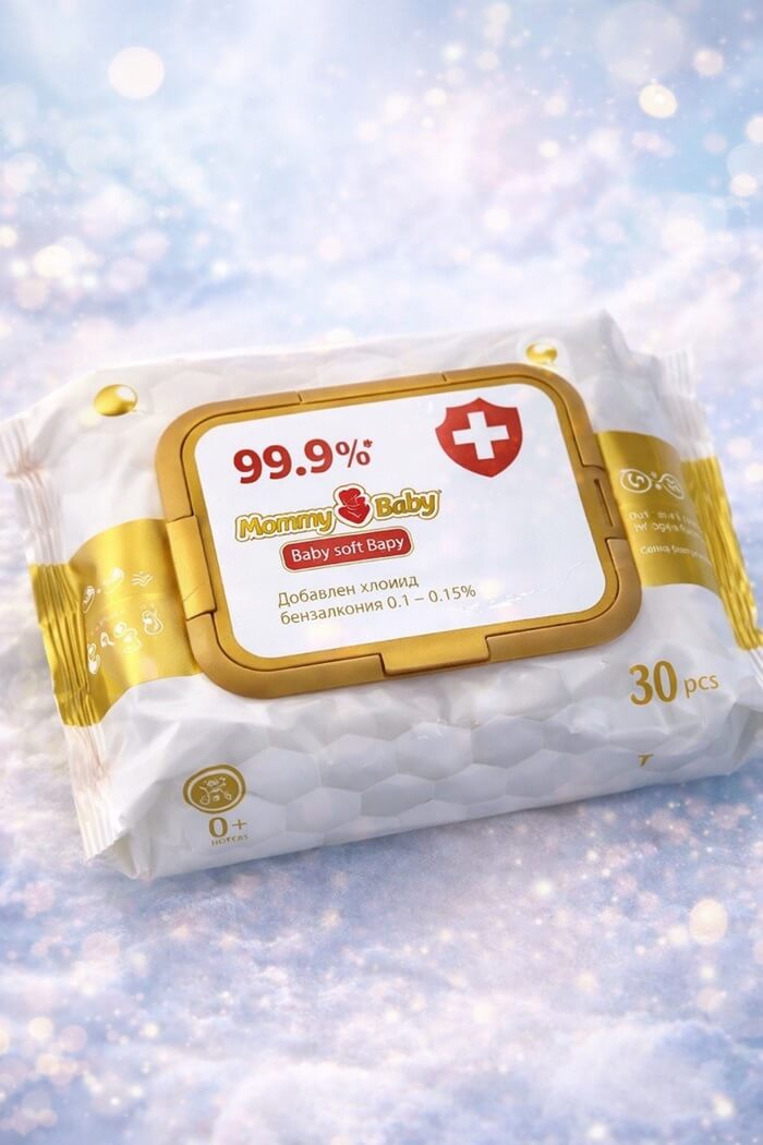 Влажные салфетки  Mommy Baby 80 шт