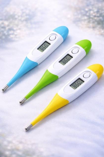 Термометры электронные 3 цвета (Цвет: Зеленый)