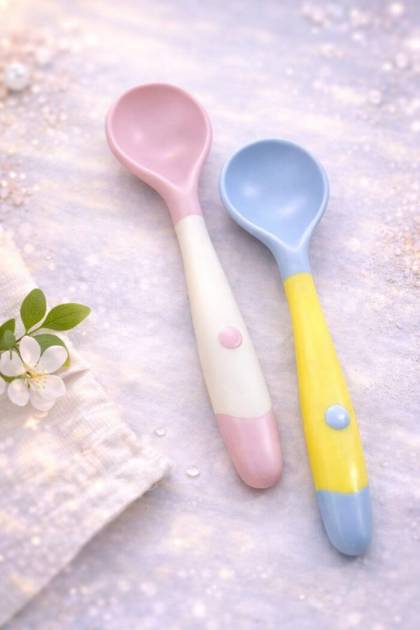 Ложка широкая (Цвет: Розовый)