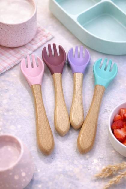 Вилка дерево (Цвет: Фиолетовый)