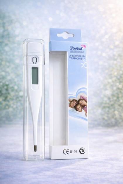 Теомометр электронный белый