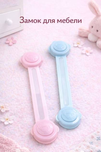 Защита для шкафчиков Мишка (Цвет: Розовый)