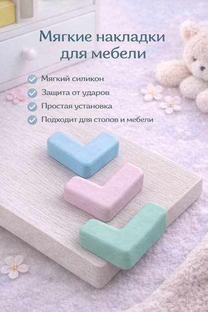Защитный уголок 3 цвета (Цвет: Розовый)